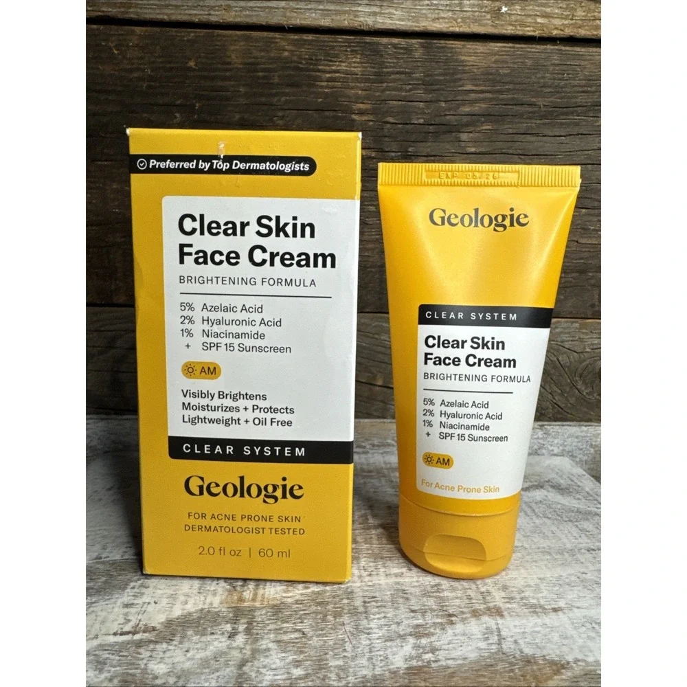 Geologie Clear Skin Face Cream 2oz EXP 05/2026 |‎ MSRP = $49